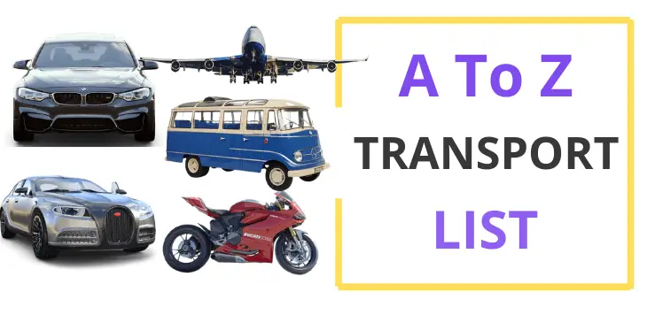 A to Z Transport Names